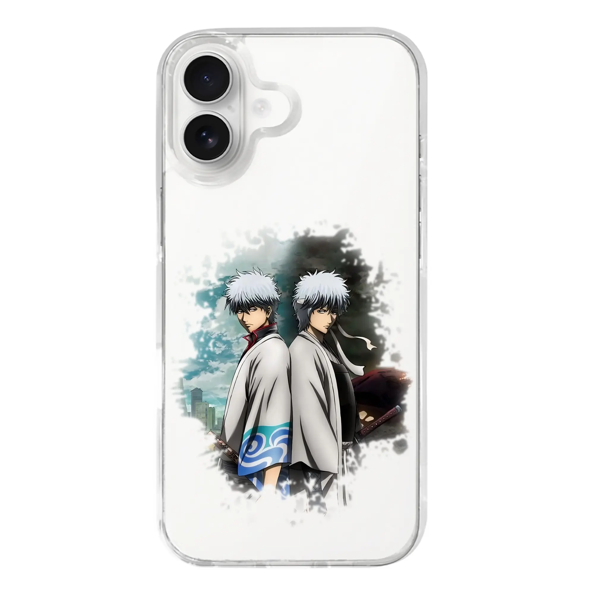 銀魂 グッズ 坂田 銀時 - iPhone 17シリーズ 透明スマホケース – 薄型・耐衝撃・精密フィット保護カバー